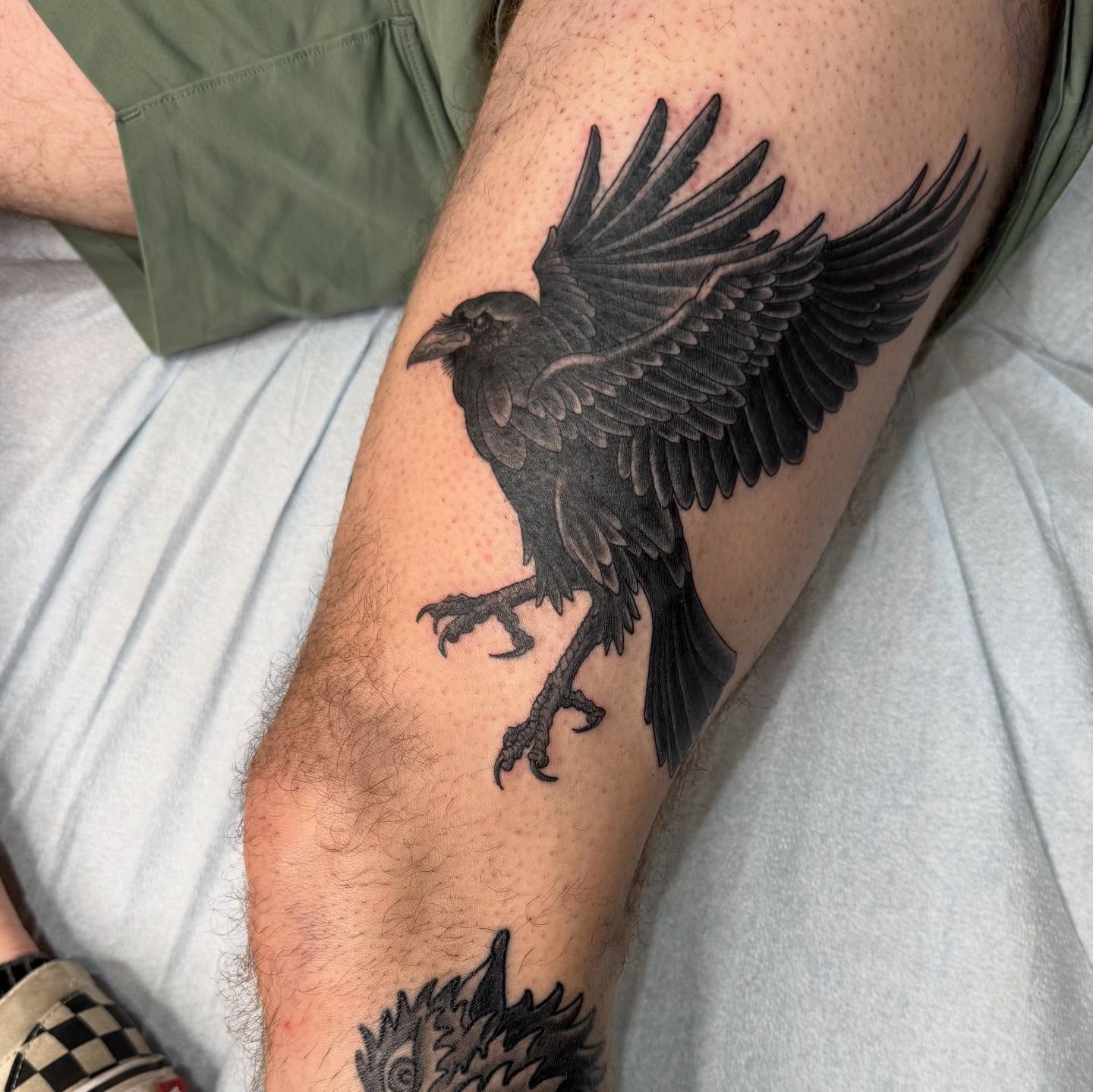 Tattoo by @shawndbarber — black_and_grey