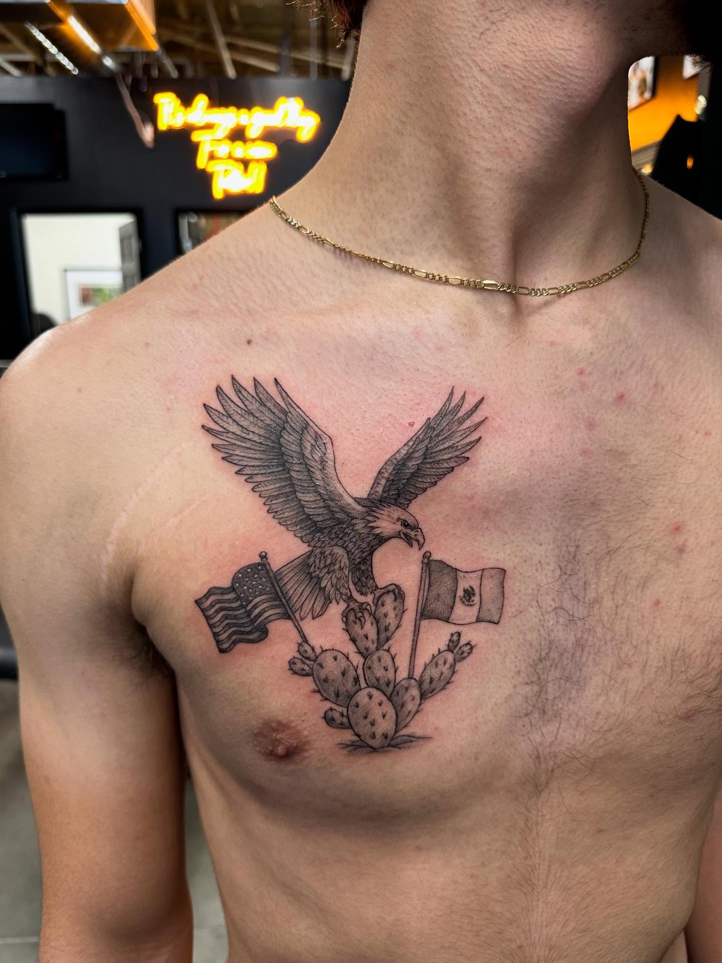 Tattoo by @gwt_artworks — black_and_grey