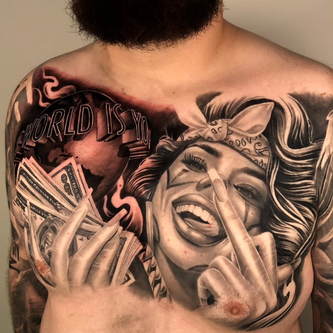 Tattoo by @mager_tattoos — realism, black_and_grey