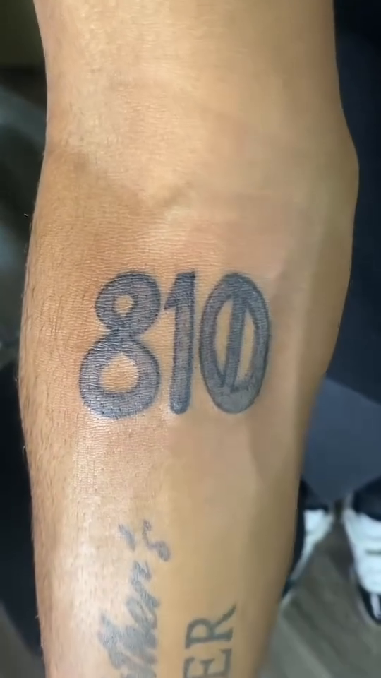 Lettering tattoo on the forearm by 702tattoo💉🩸