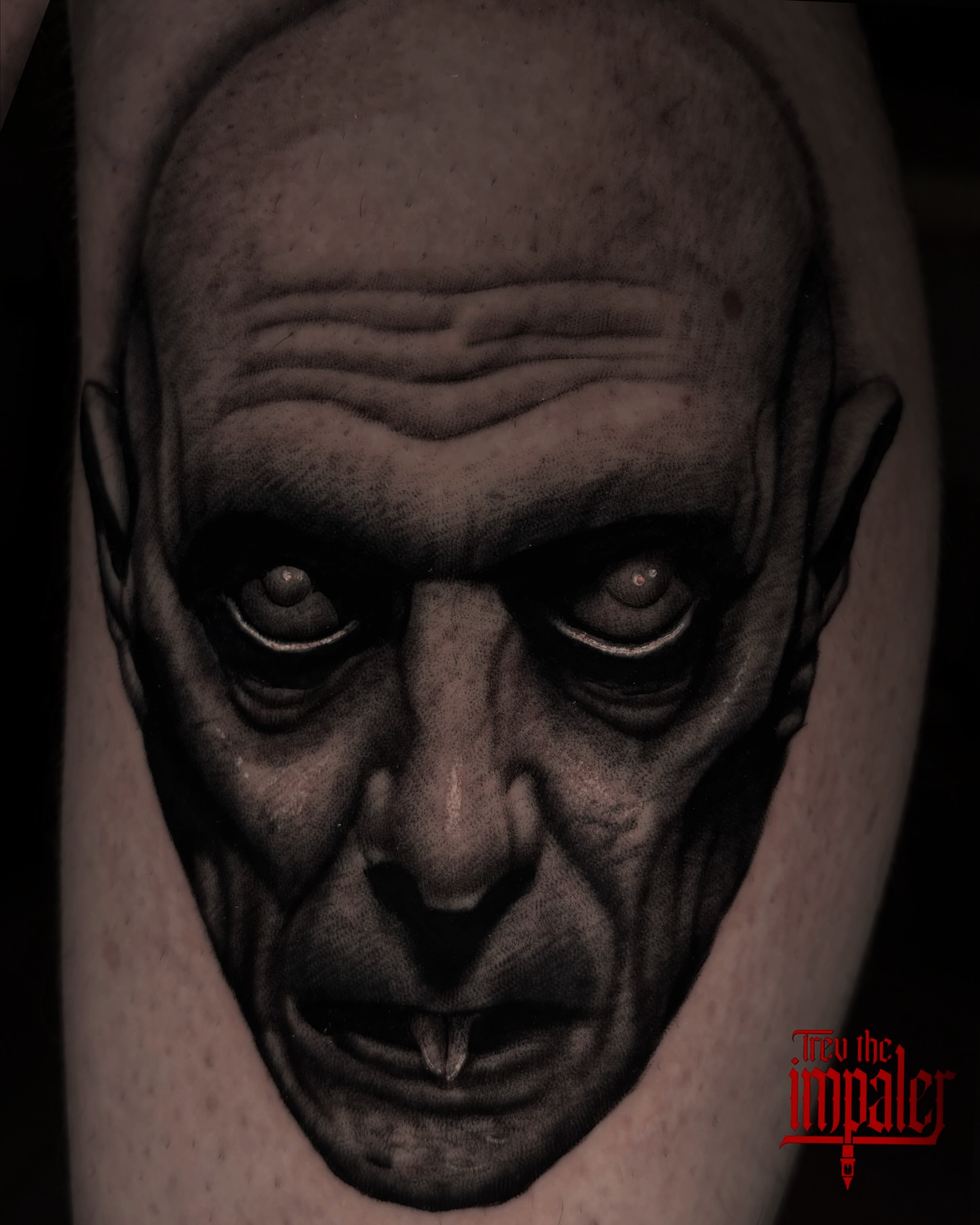 Tattoo by @trevtheimpaler — realism, dark_realism