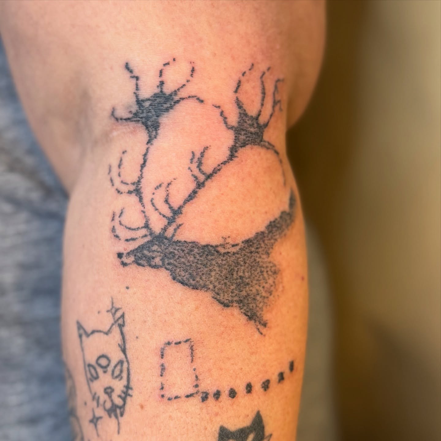 Tattoo by @lauraexleytattoo — dotwork