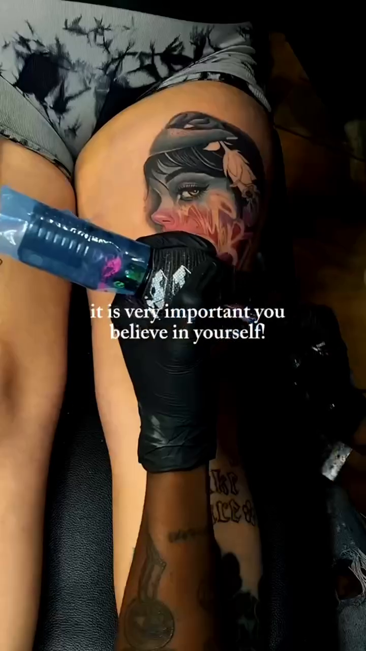Tattoo by @kreativejuices13 — realism, black_and_grey