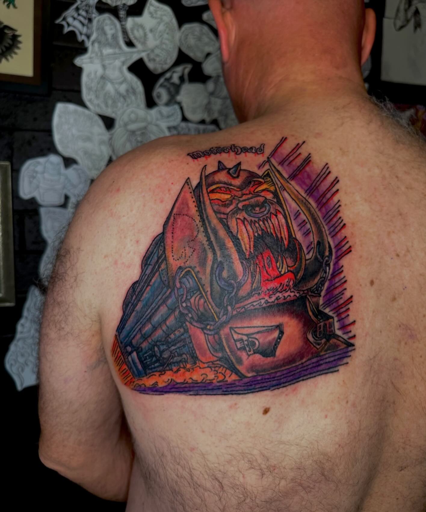 Tattoo by @wizardspire — realism, dotwork