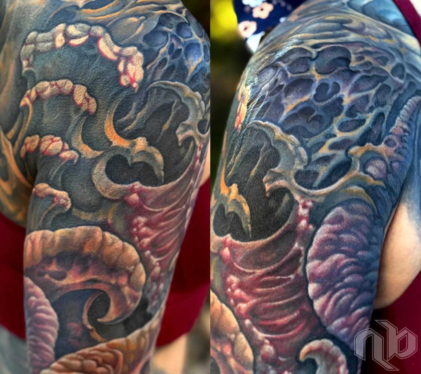 Tattoo by @burningxhope — realism, dark_realism