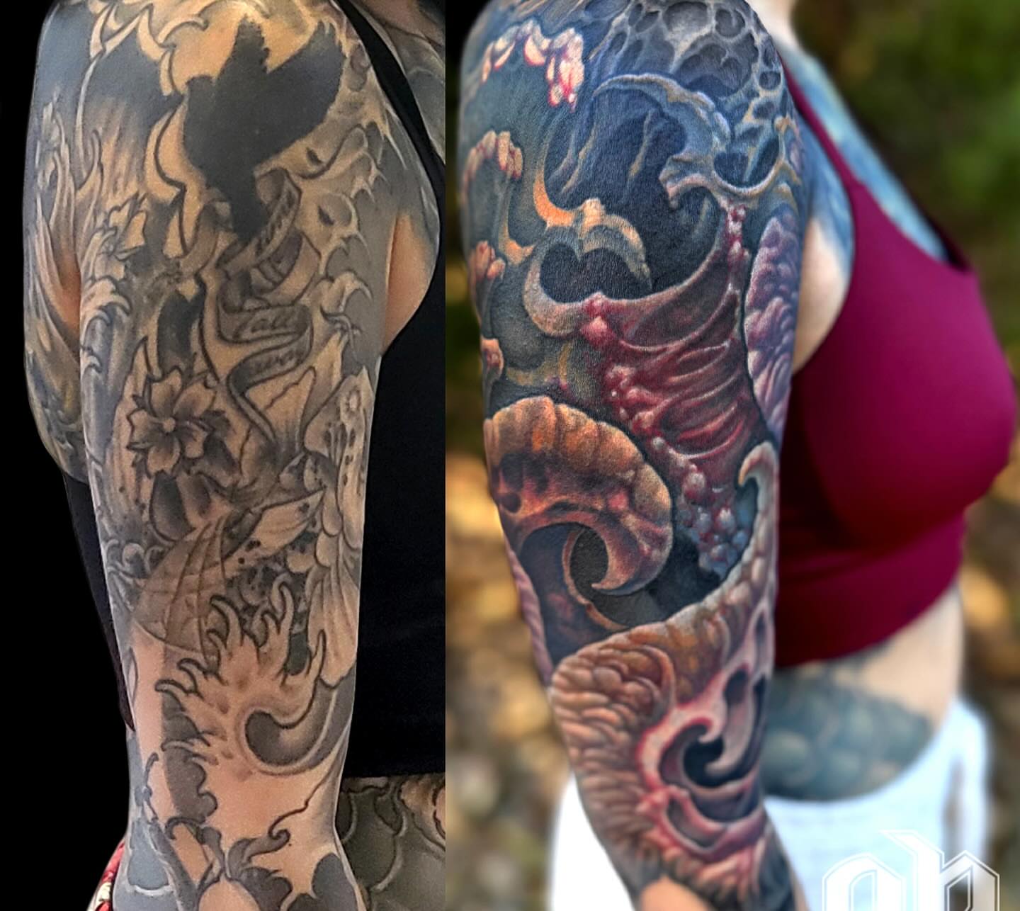 Tattoo by @burningxhope — japanese_irezumi, realism