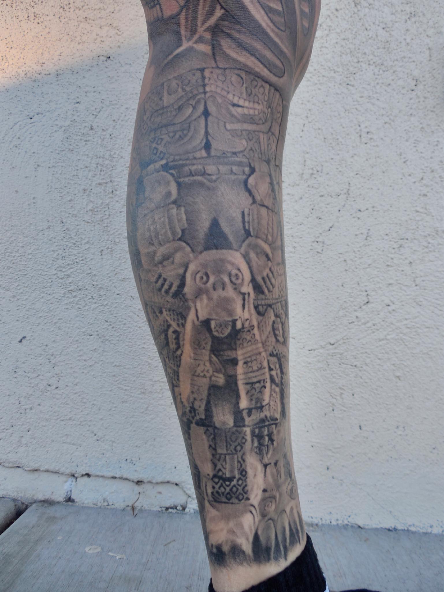 Tattoo by @fortune_glory — black_and_grey