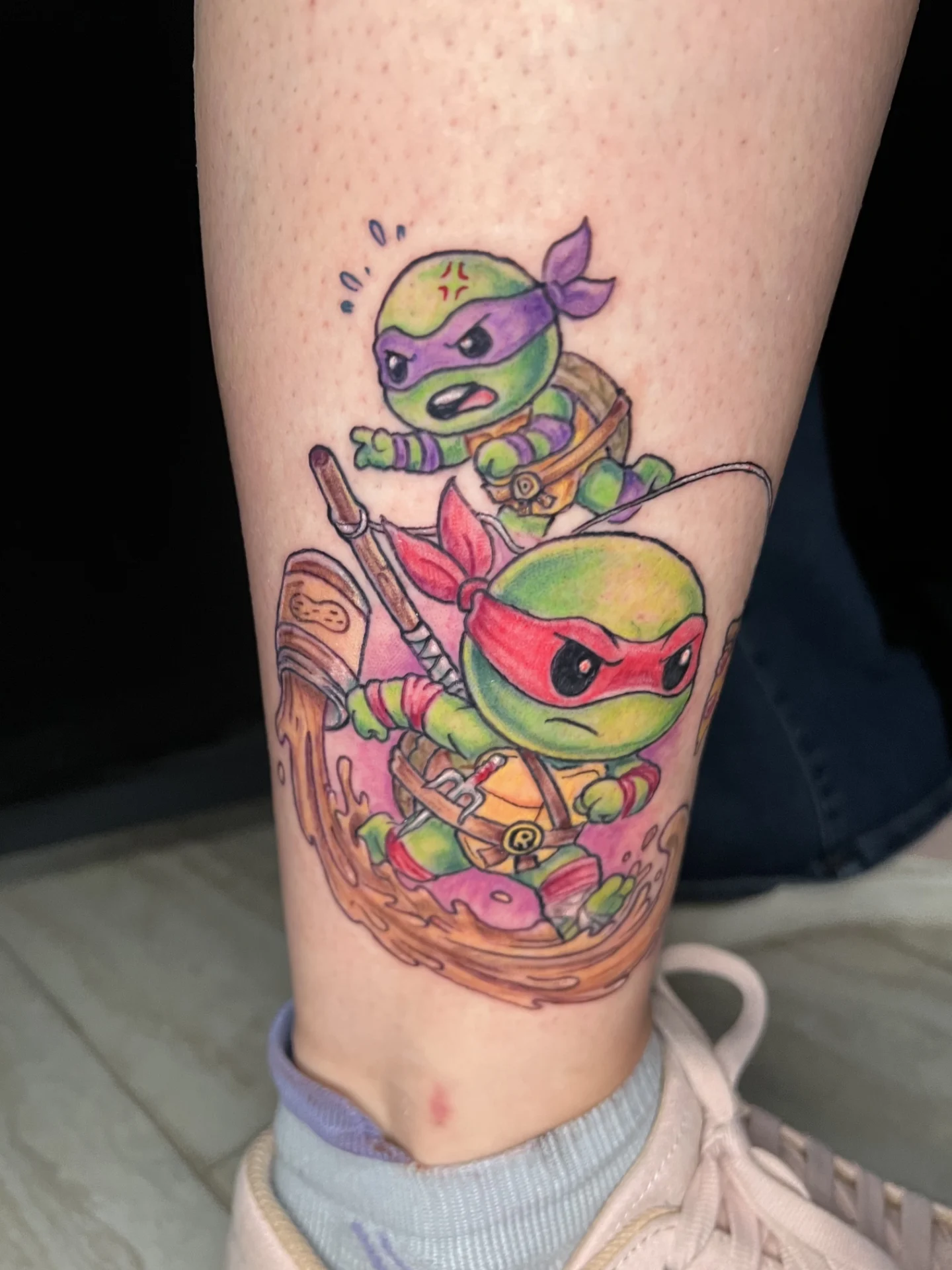 Tattoo by @thedavidlibert — new_school, watercolor