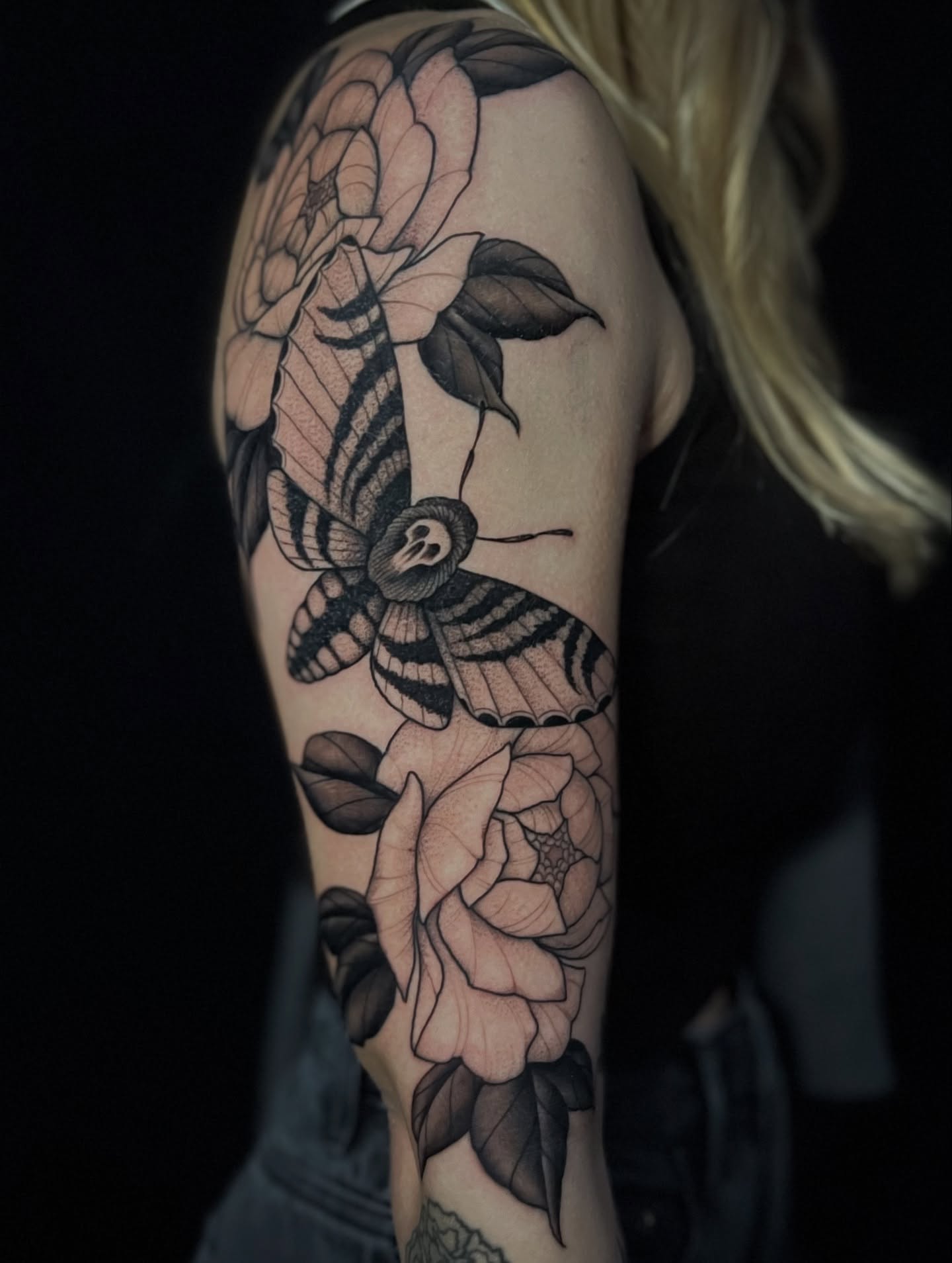 Tattoo by @etzeltattoo — black_and_grey, realism