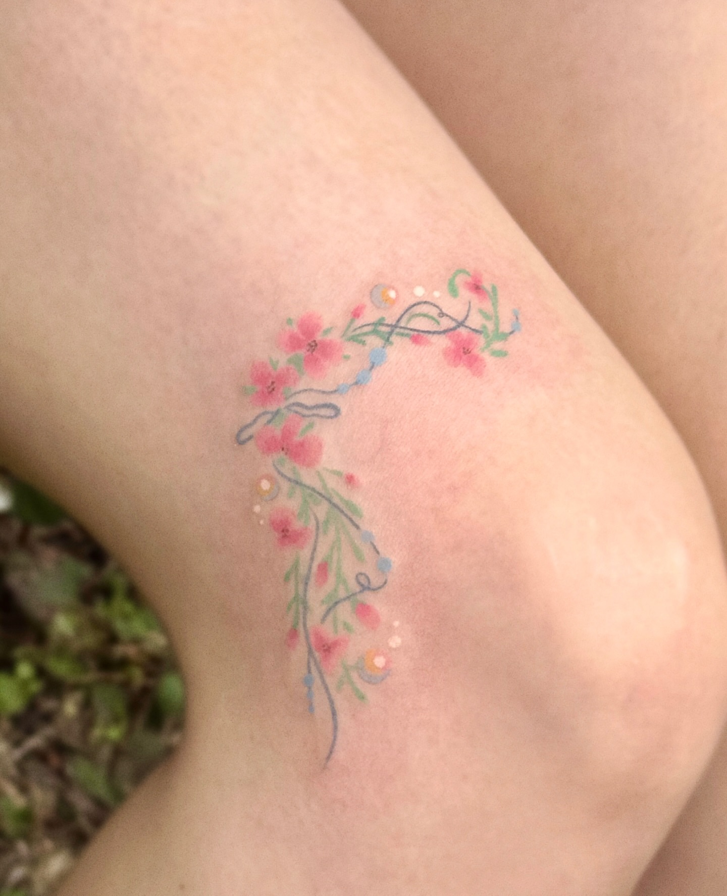 Tattoo by @odenepoke — watercolor