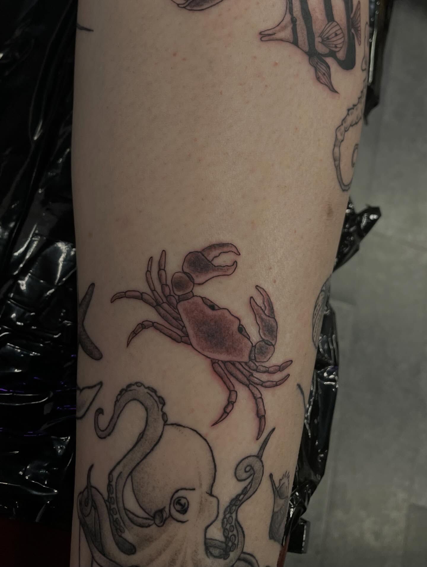 Tattoo by @jennanabread_ink — black_and_grey
