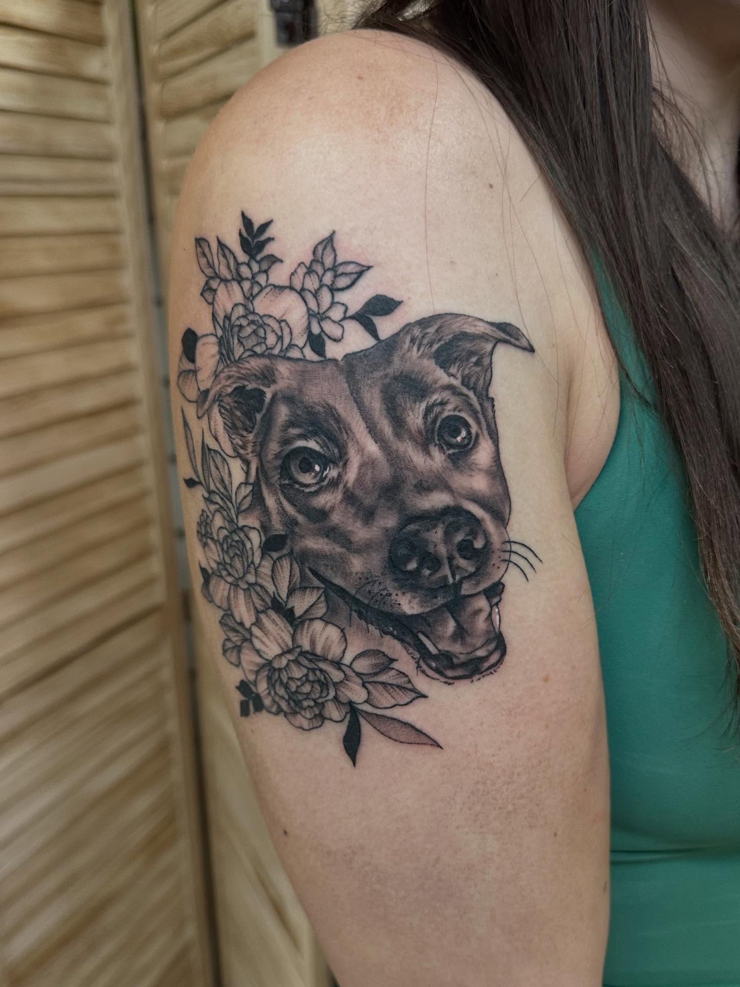 Tattoo by @kreidtattoo — realism, black_and_grey