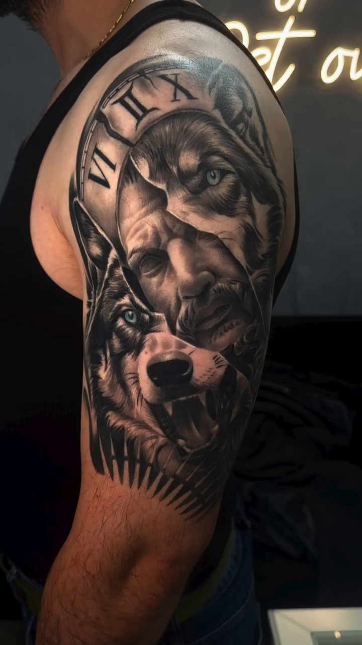 Tattoo by @onytattoos — realism, black_and_grey