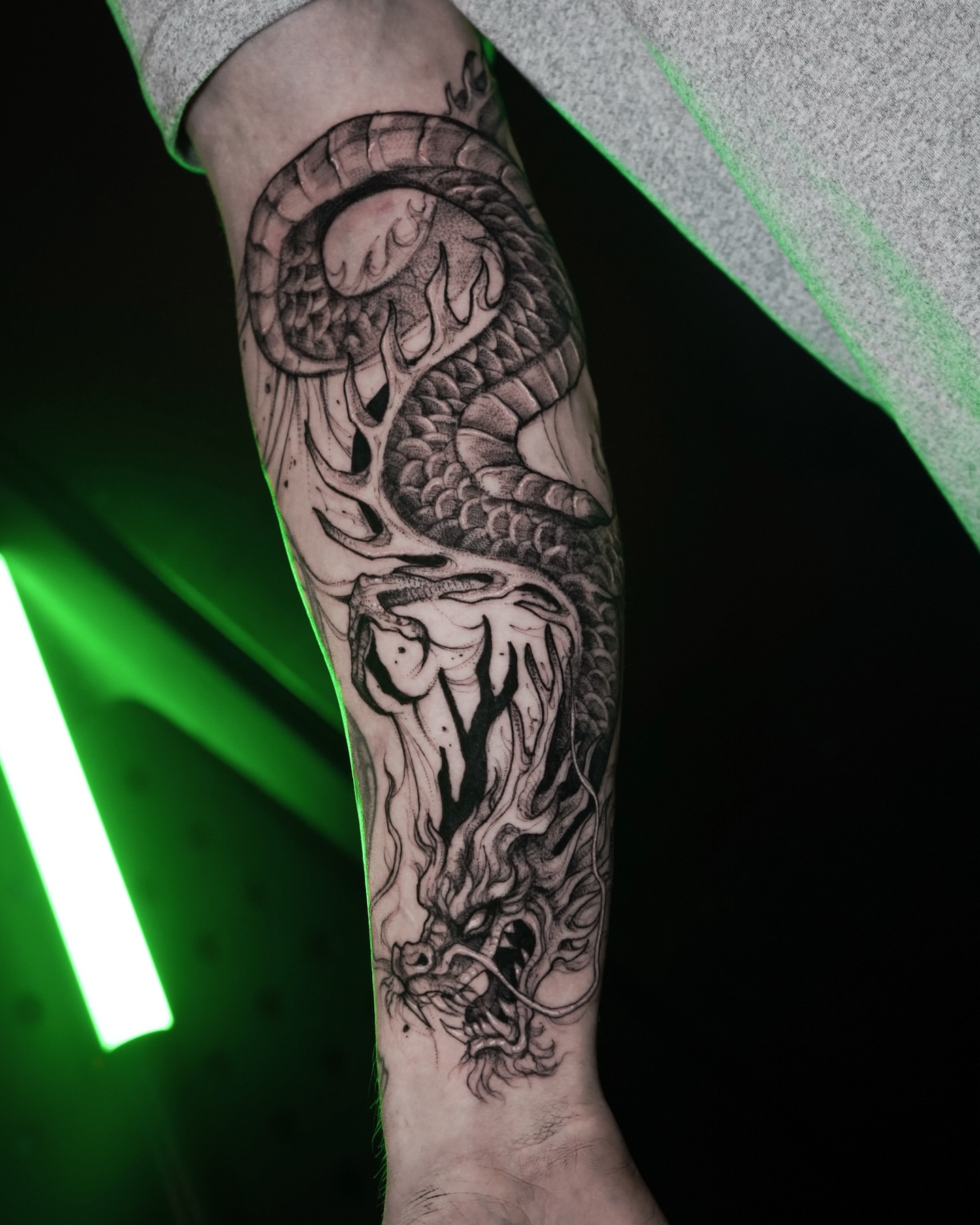 Tattoo by @evi_berry_falcon โ black_and_grey, realism