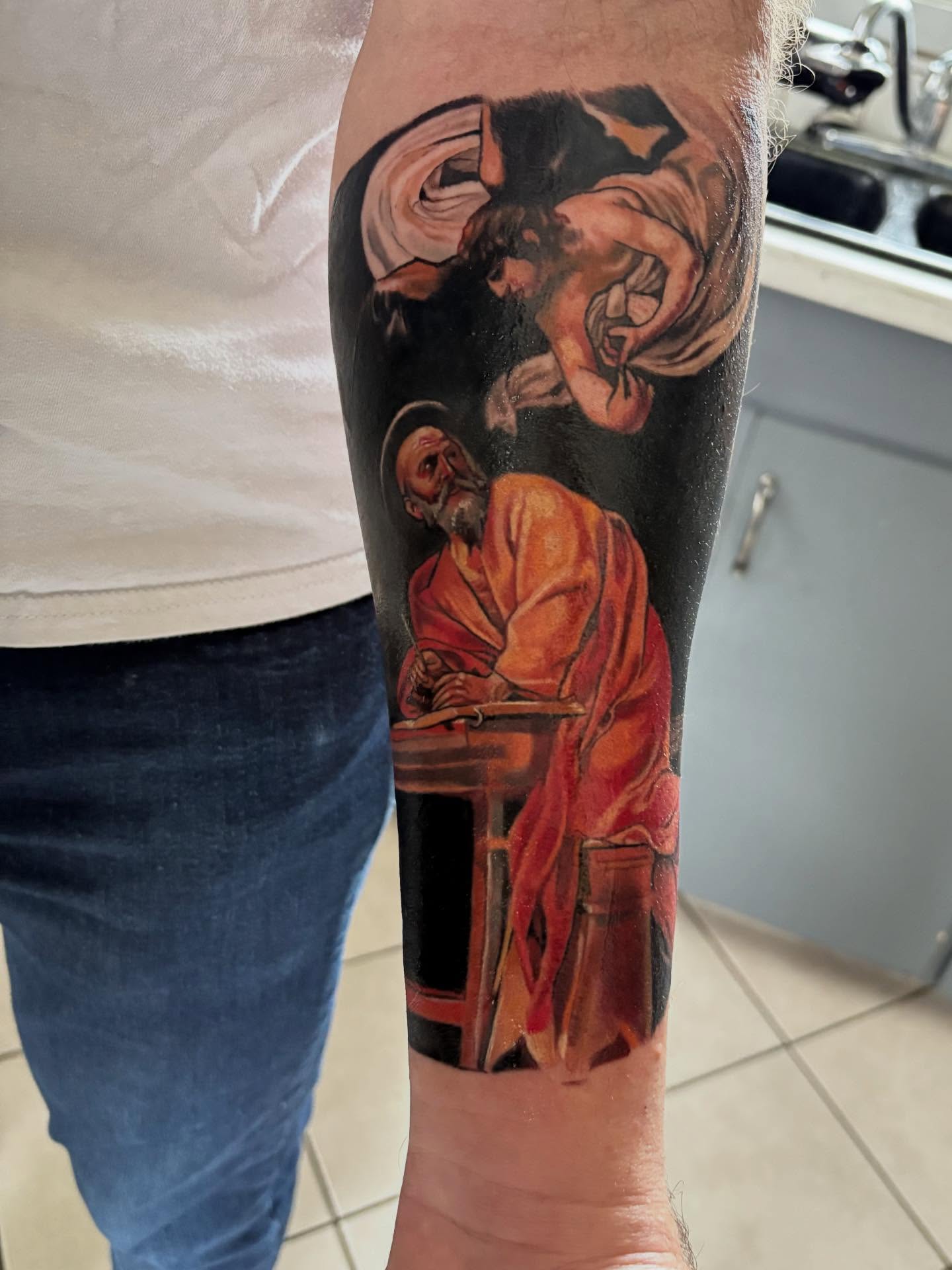 Tattoo by @themooreclan77 — realism, dark_realism