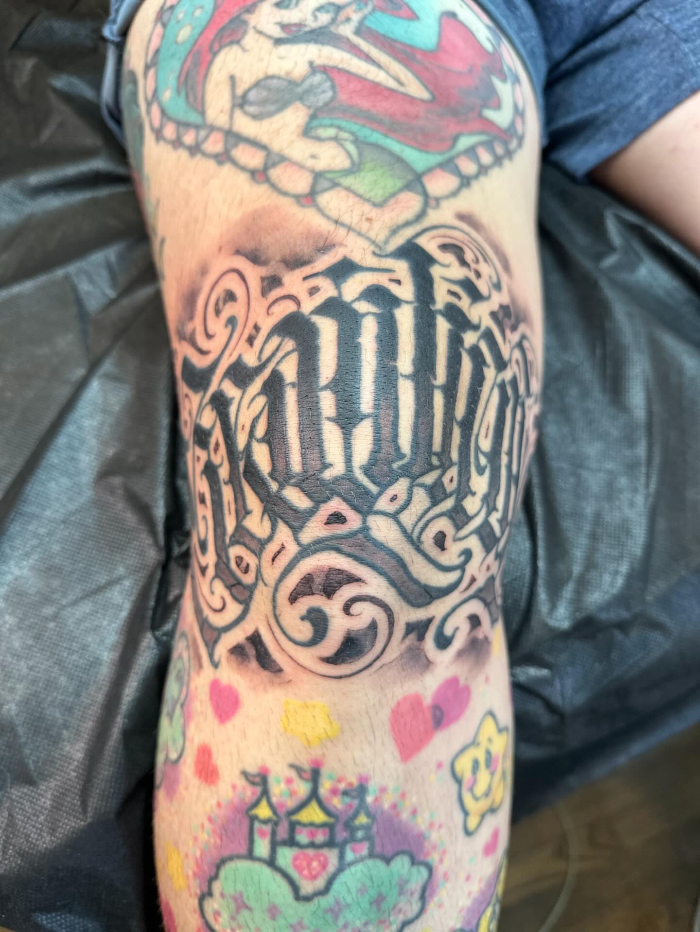 Tattoo by @deft_ink β lettering_script