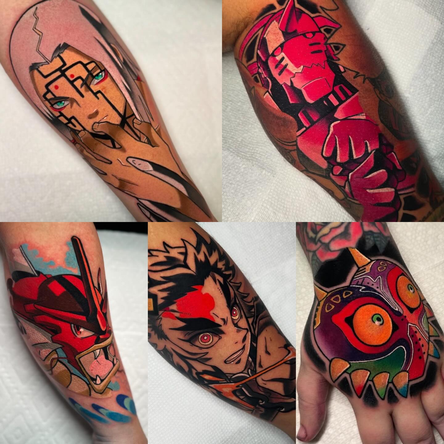Tattoo by @zack.simpson__ — anime