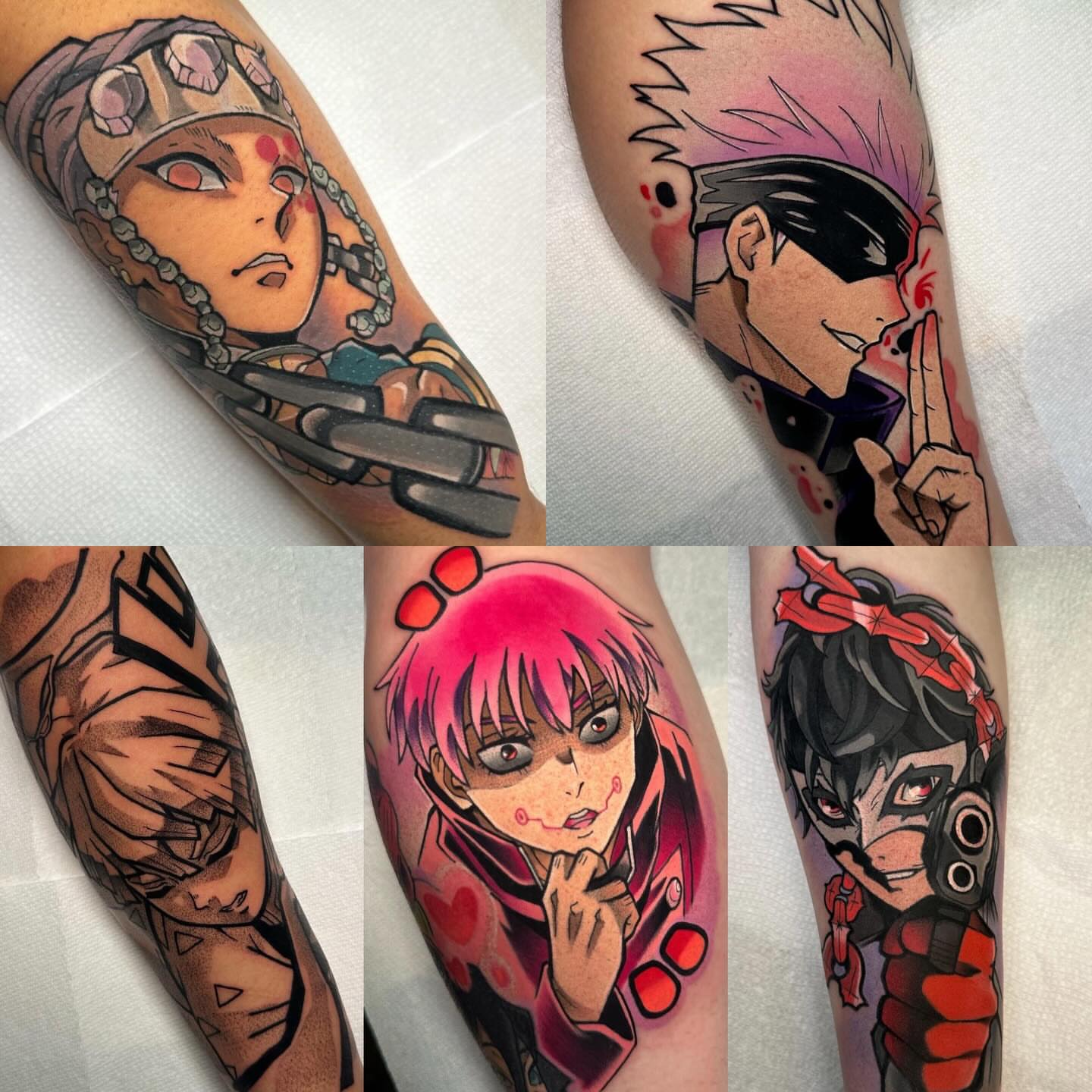 Tattoo by @zack.simpson__ — anime