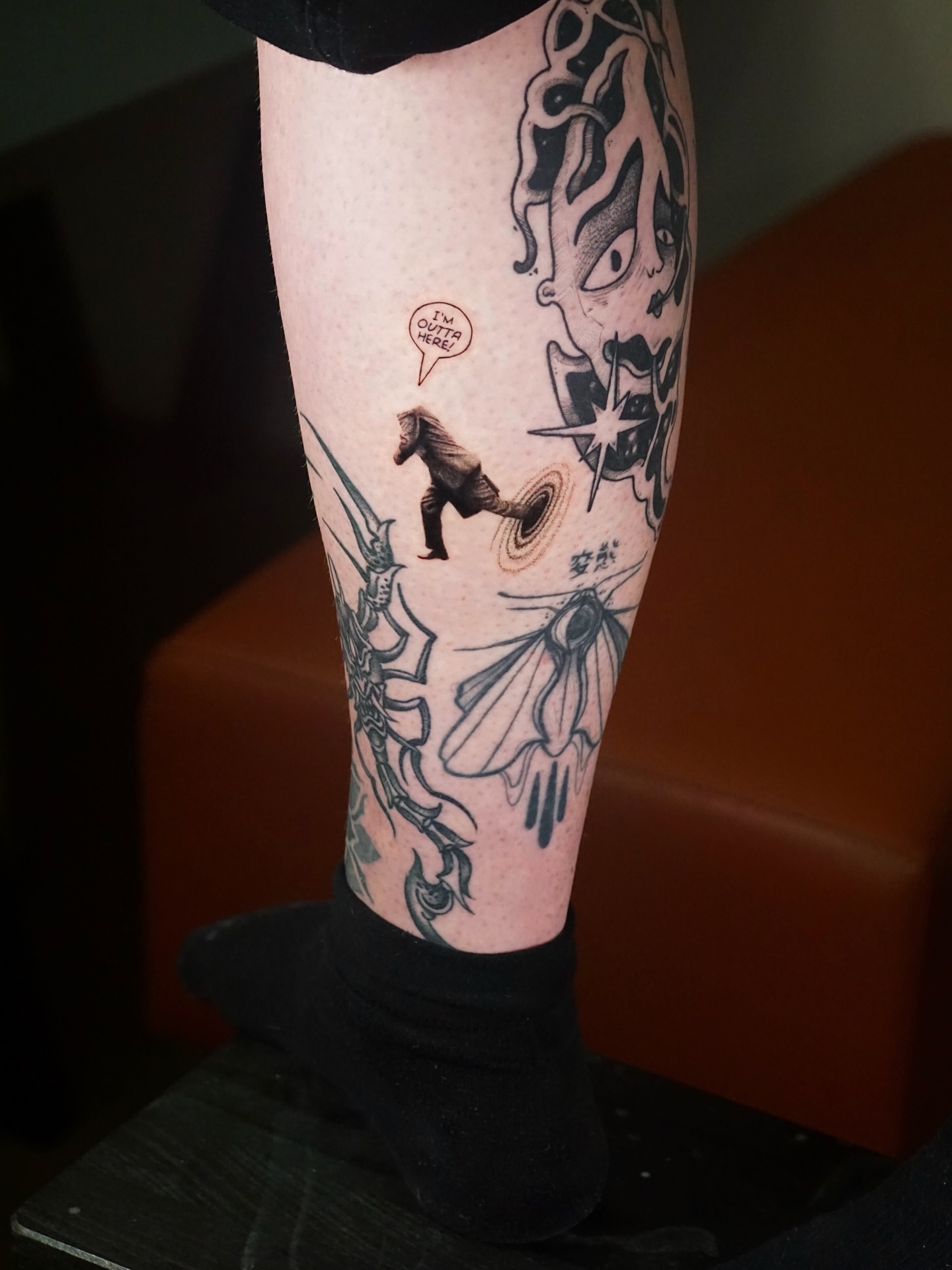 Tattoo by @metinkaraatli — black_and_grey