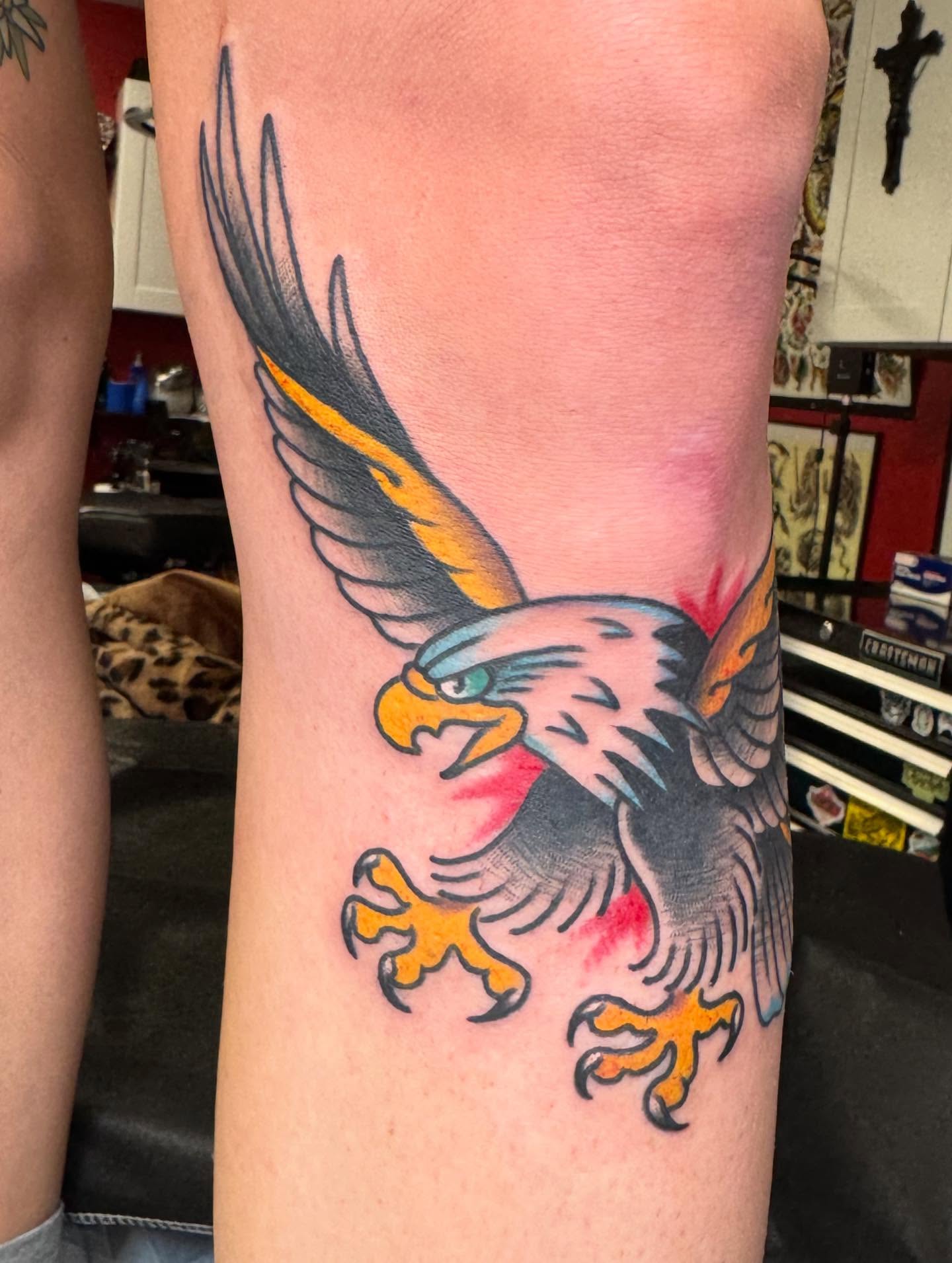 Tattoo by @averagewillie — american_traditional