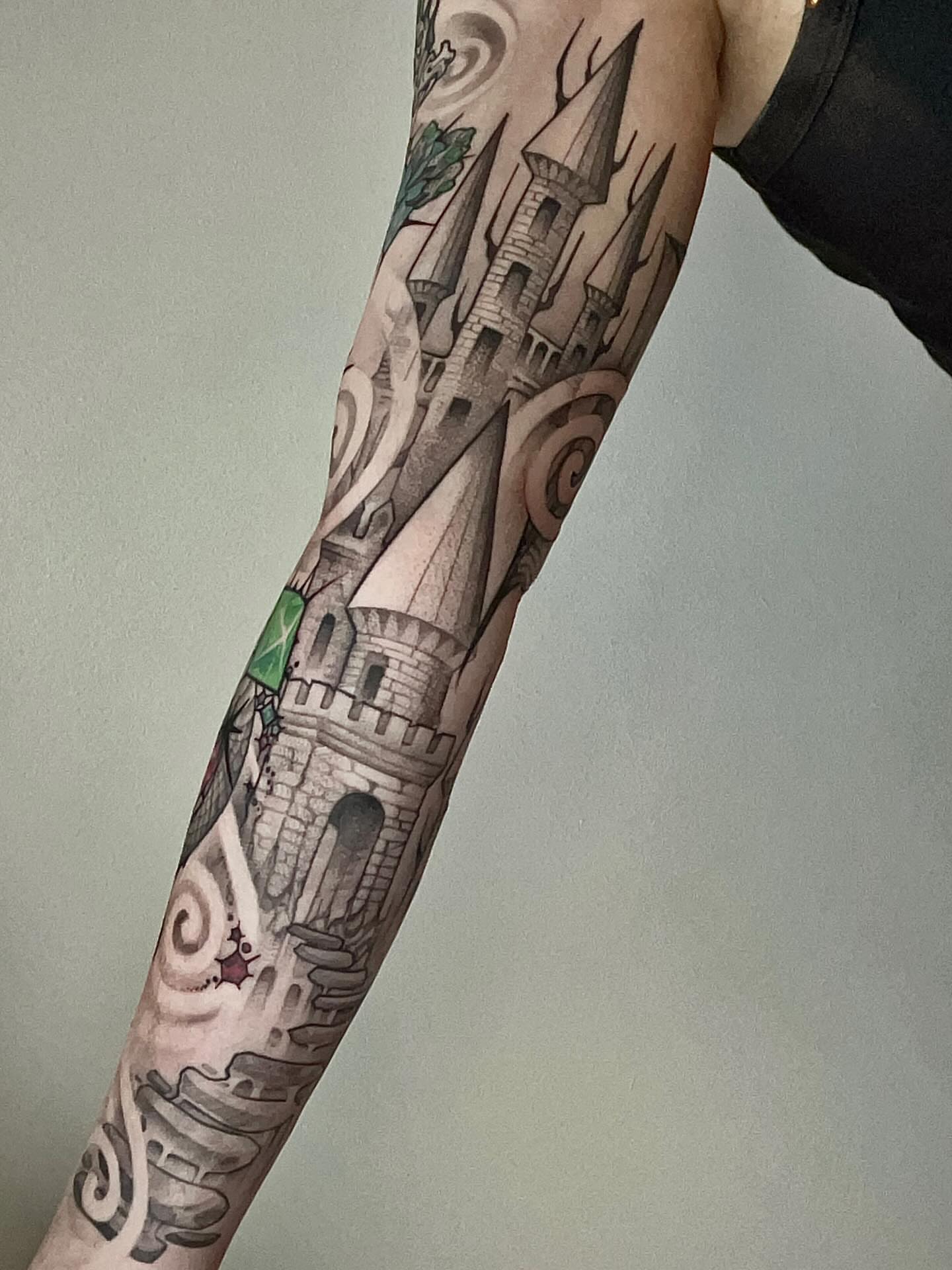 Tattoo by @samanthacastrovinci — black_and_grey