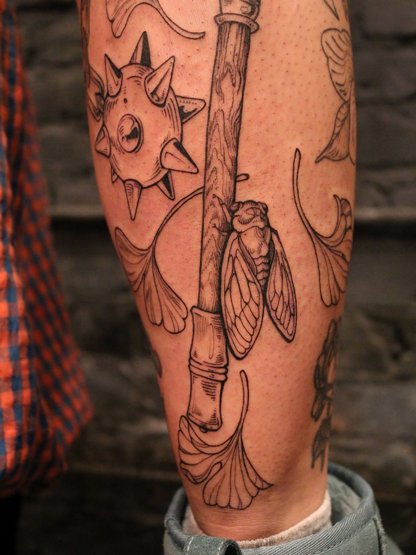 Tattoo by @summerbee_tattoo — black_and_grey