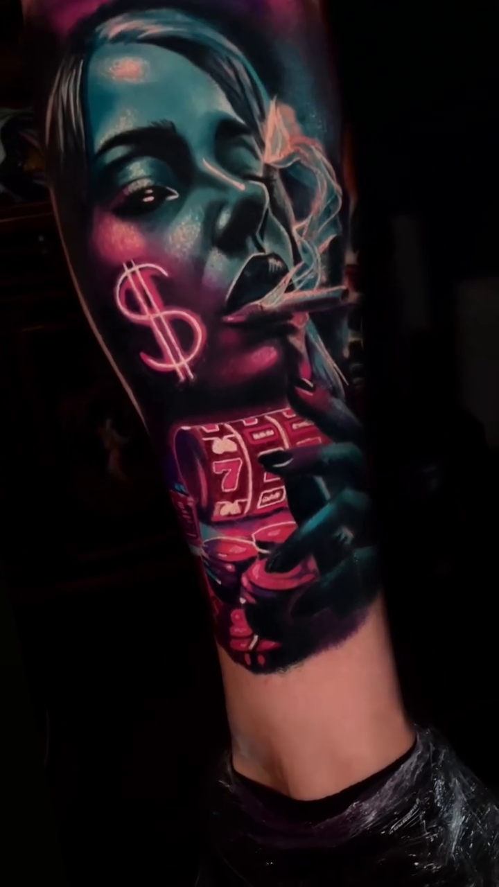 Tattoo by @vono.tattooer — realism, neo_traditional