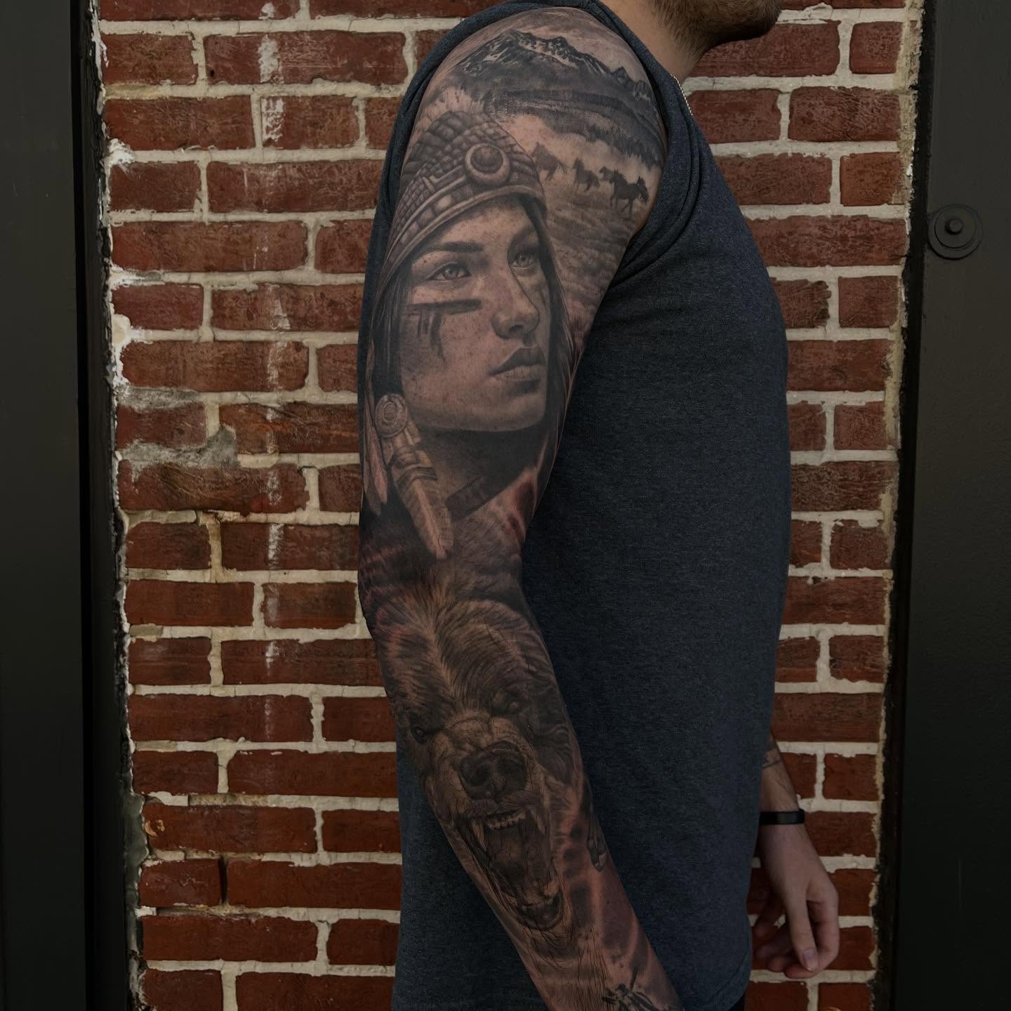 Tattoo by @adamhabecker — realism, black_and_grey