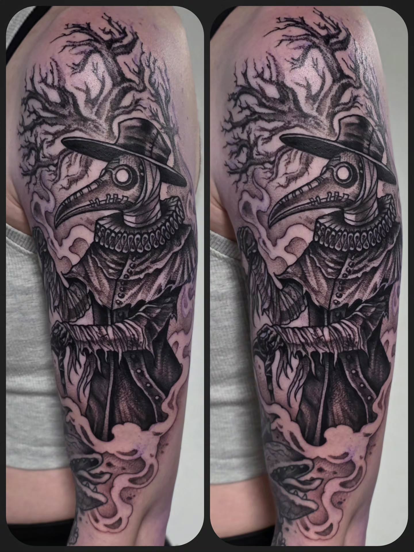 Tattoo by @lizz_zee — black_and_grey, realism