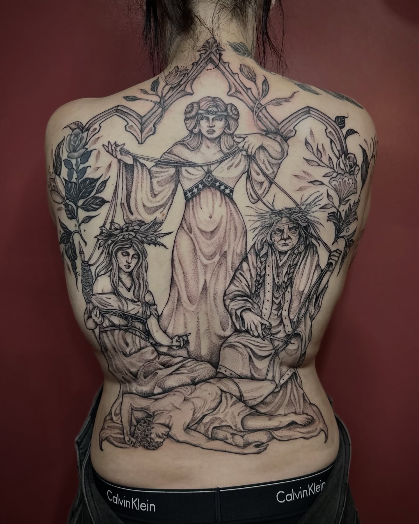 Mythological figures realism tattoo on the back by โฃ ๐ฝ๐๐๐๐๐ ๐ฟ๐๐๐๐๐๐๐๐๐๐๐ โฃ