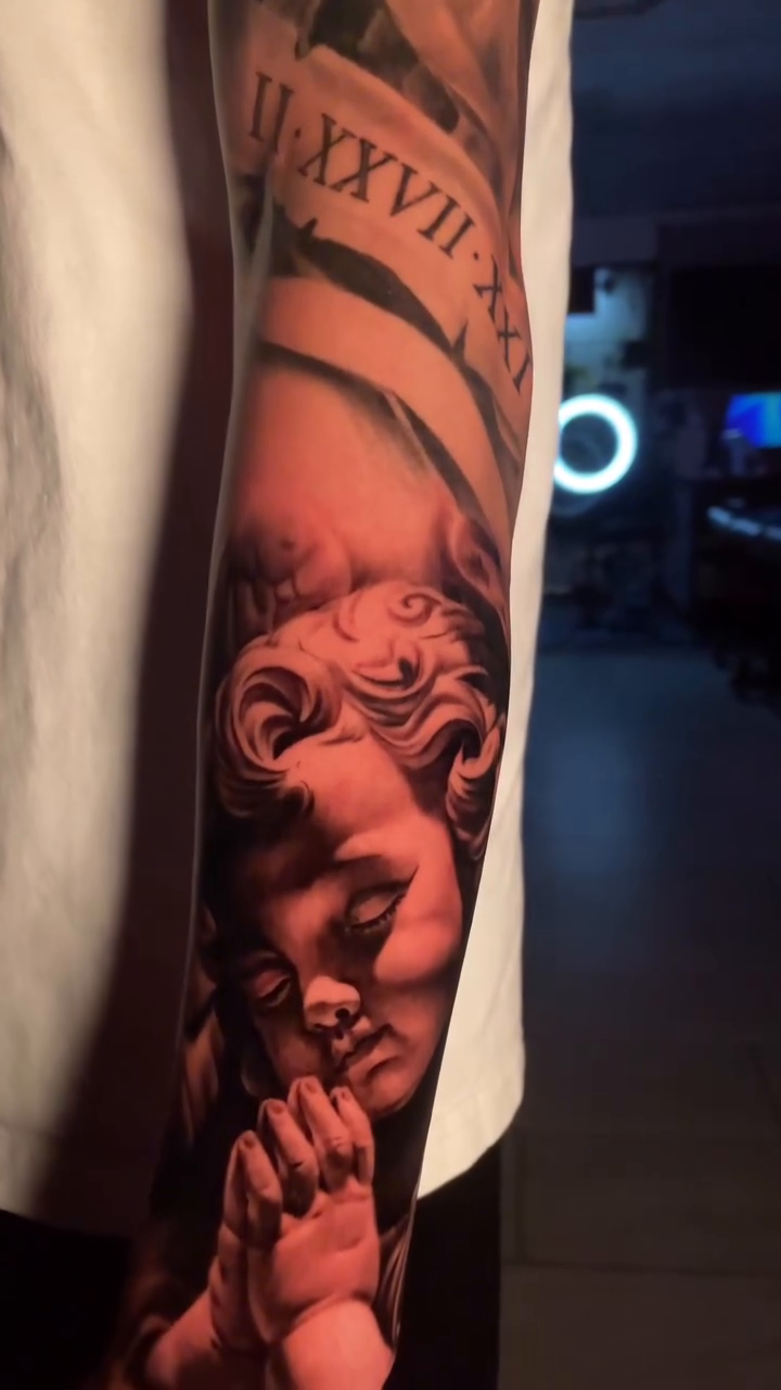 Tattoo by @_justin_reid_ — realism, black_and_grey
