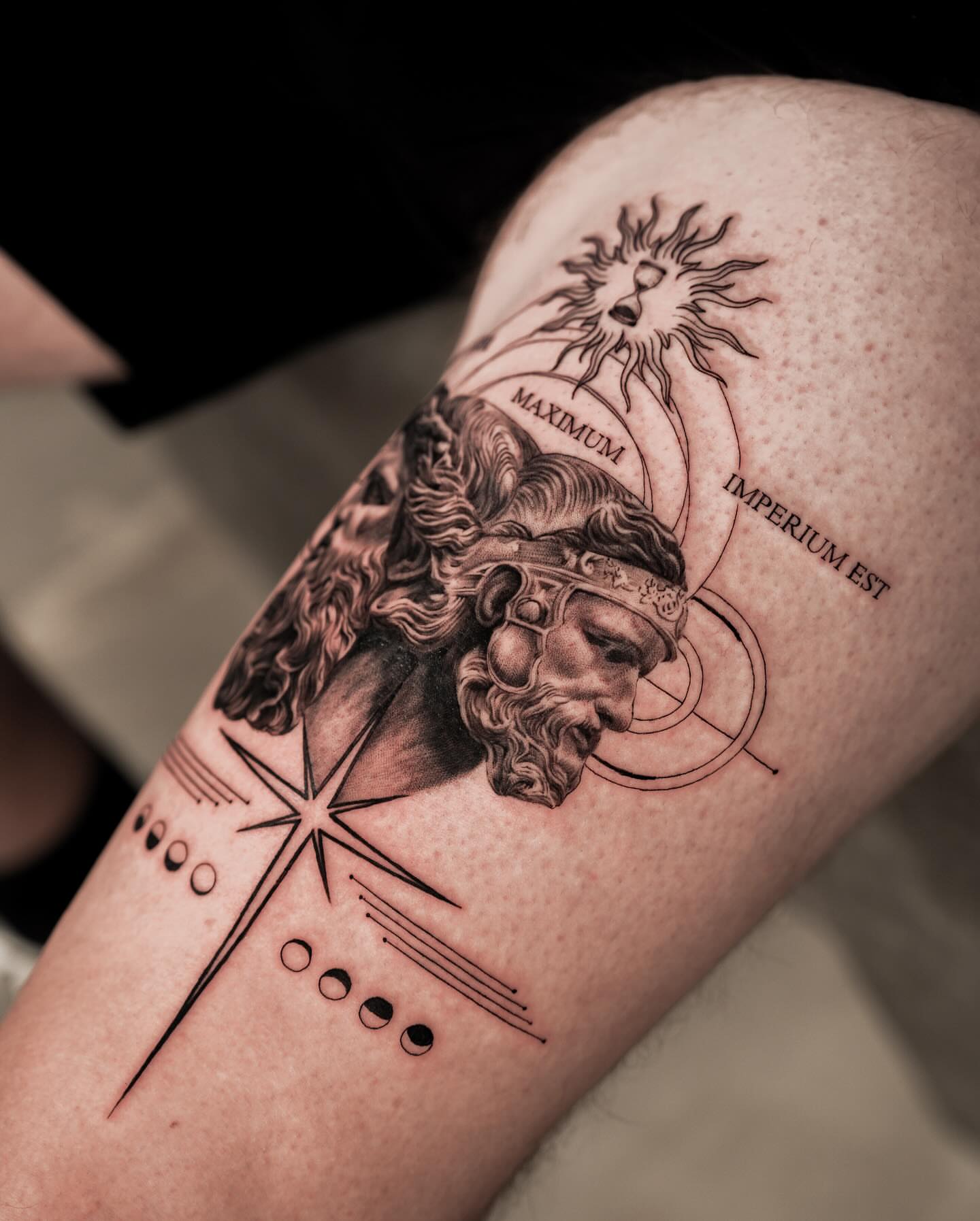 Tattoo by @jz_inker — black_and_grey, realism