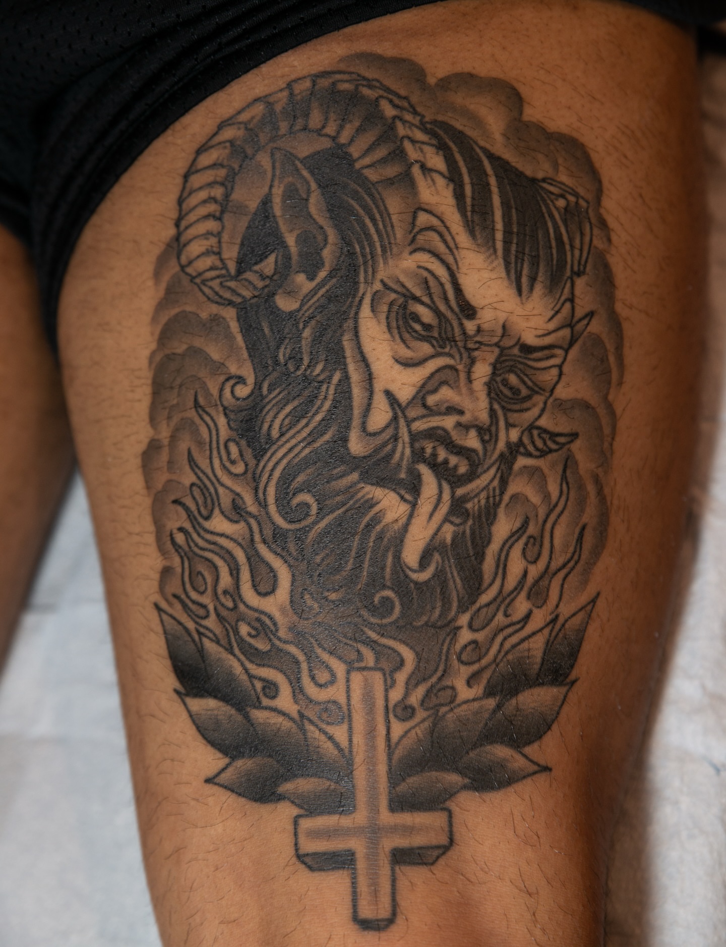 Tattoo by @trevordillonart — black_and_grey, realism