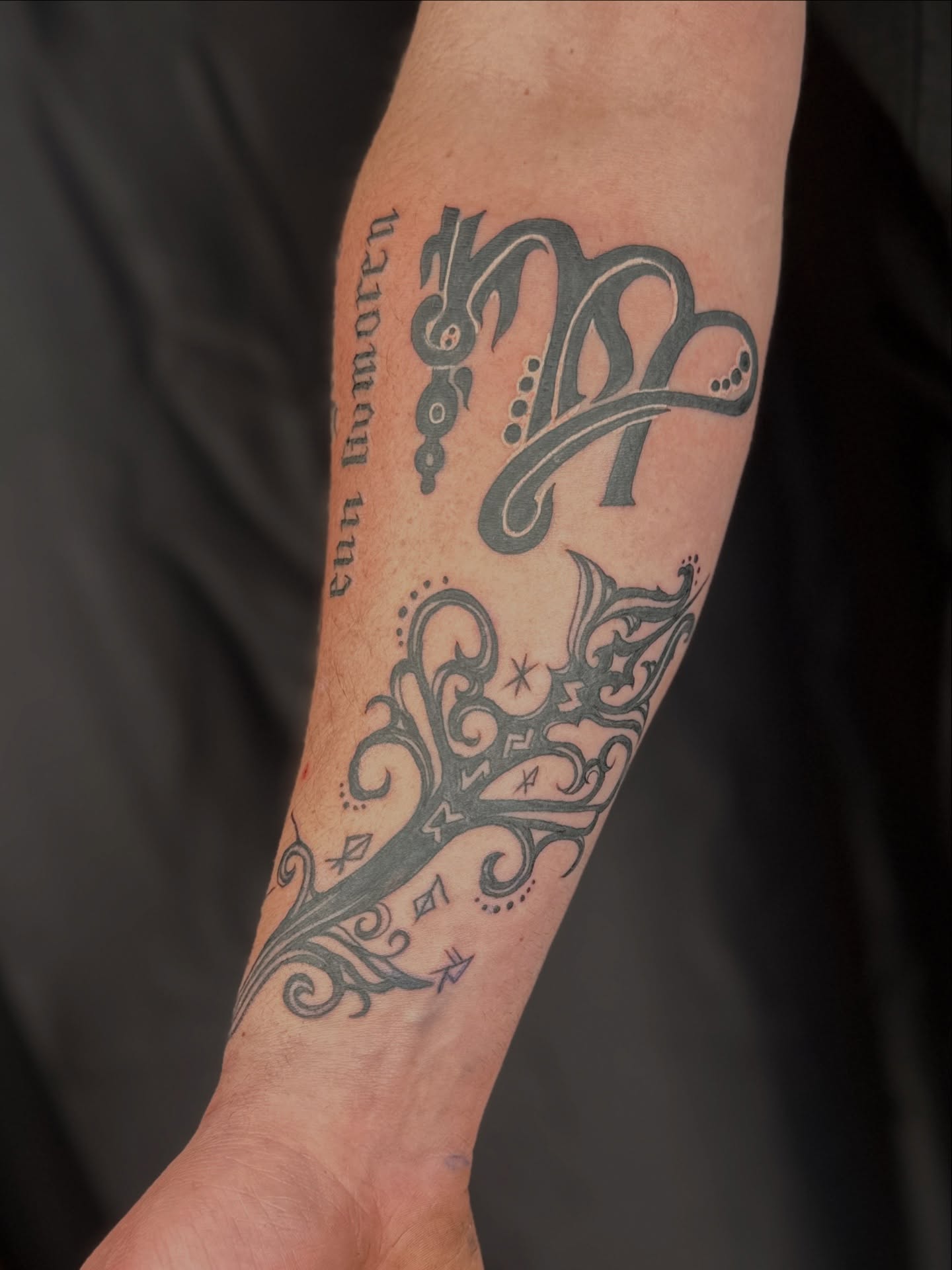 Tattoo by @vixx_stixx_tattoo — black_and_grey, ornamental