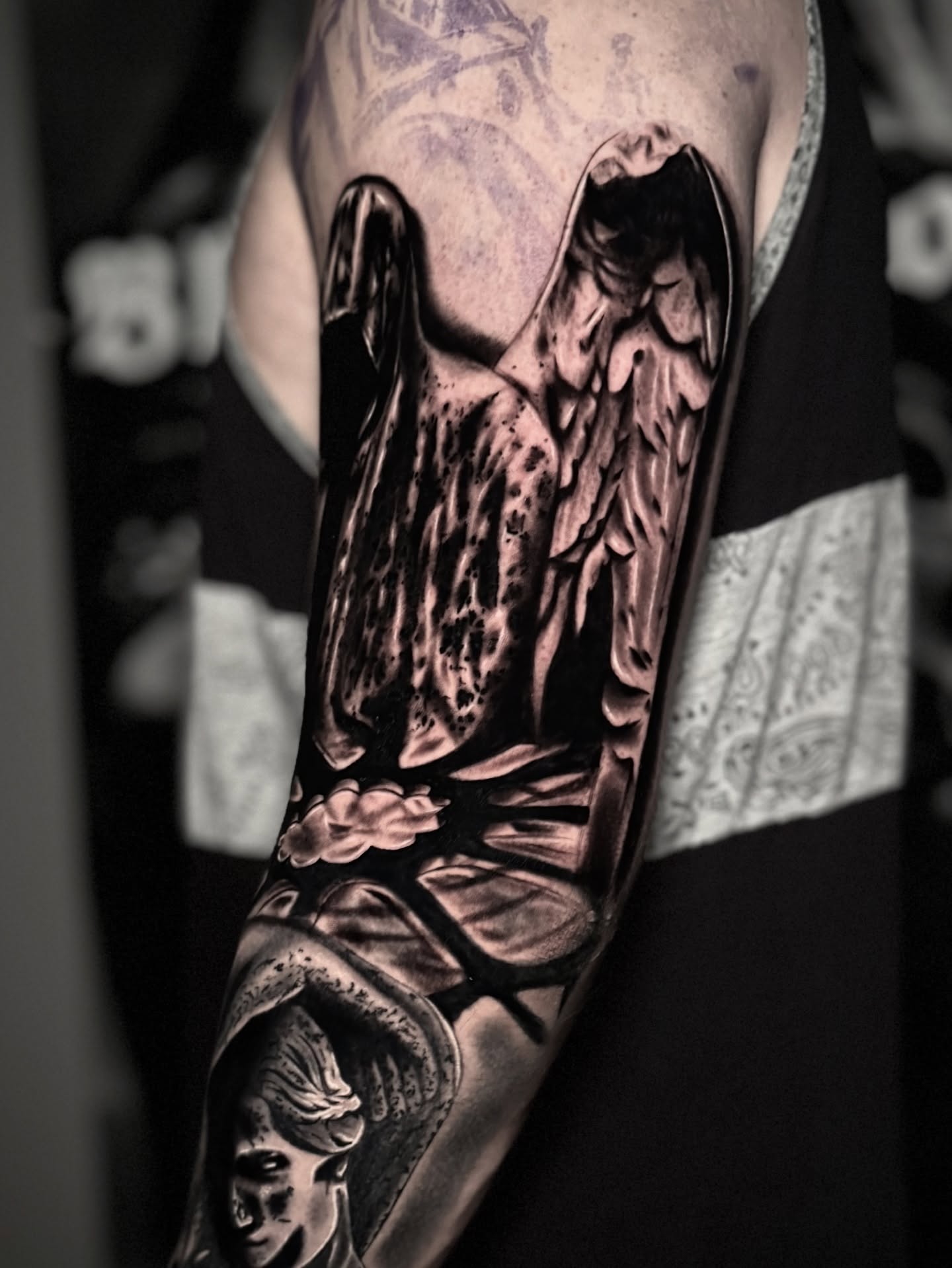 Tattoo by @blakeferonetattoo β black_and_grey, realism