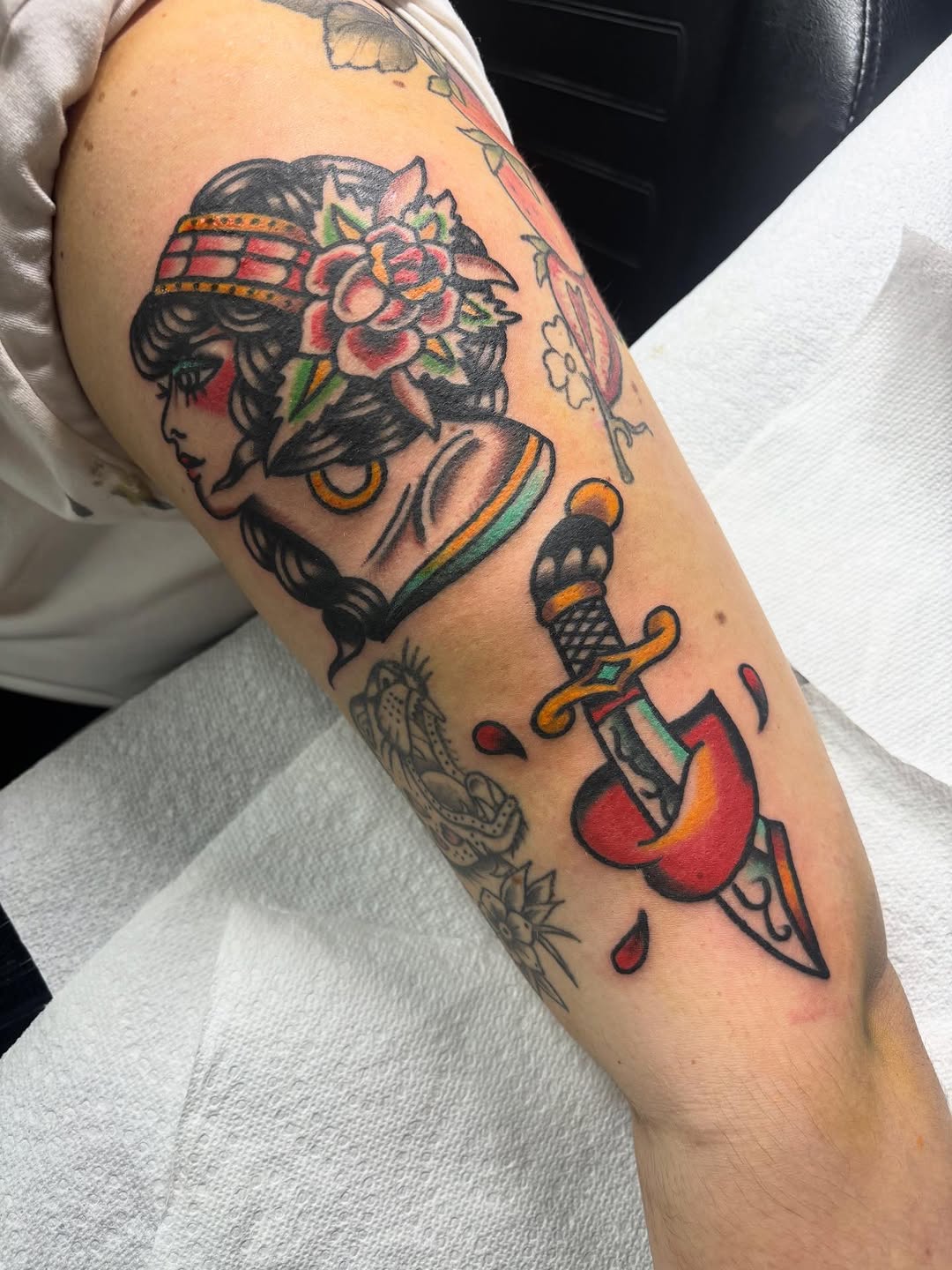 Tattoo by @tannerbrushtattooer โ american_traditional