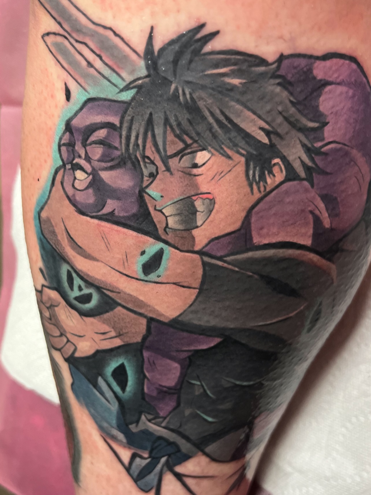 Tattoo by @_jaketattoos — anime