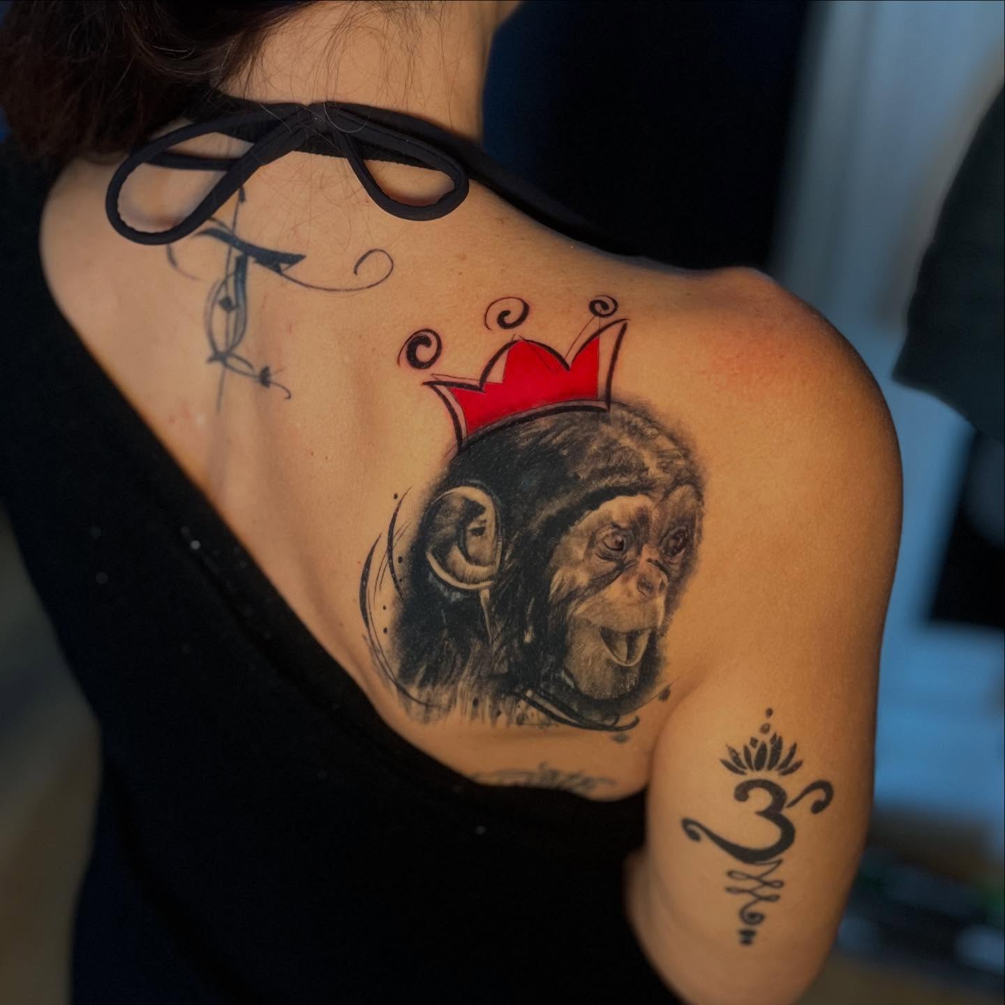 Tattoo by @pyero_ink — realism, black_and_grey