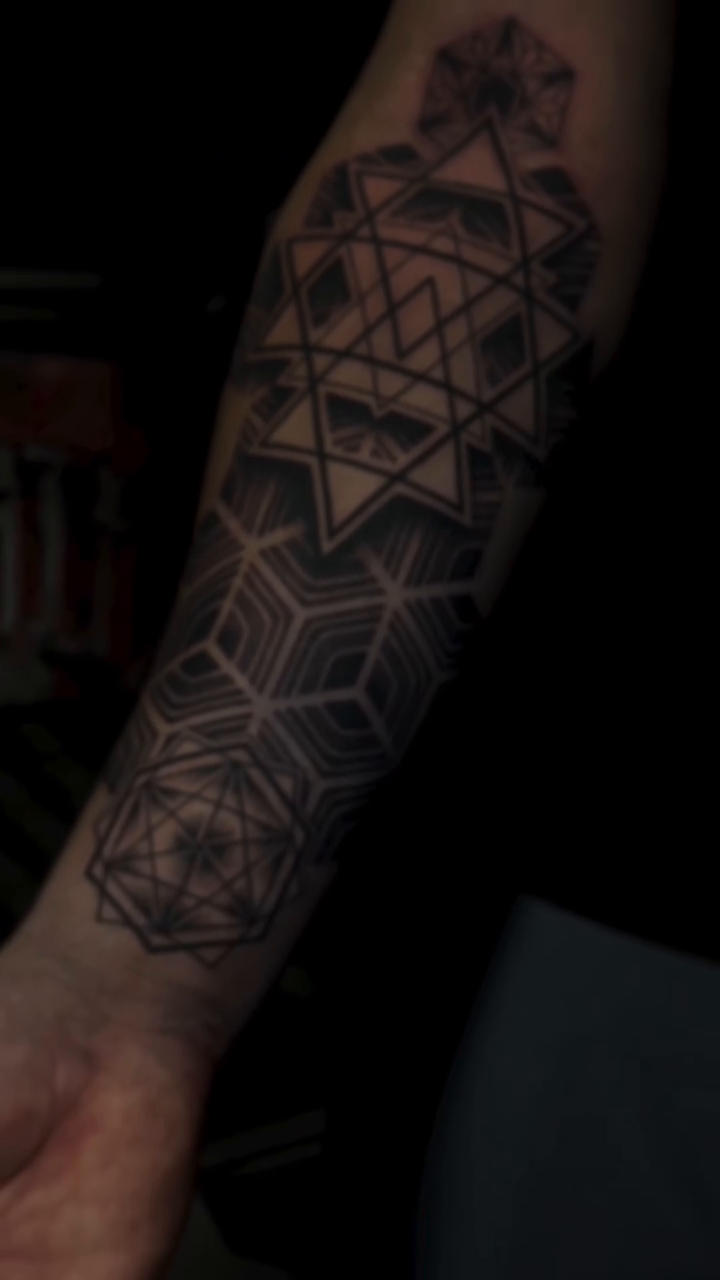 Tattoo by @rxr.dreadzilla — geometric, black_and_grey