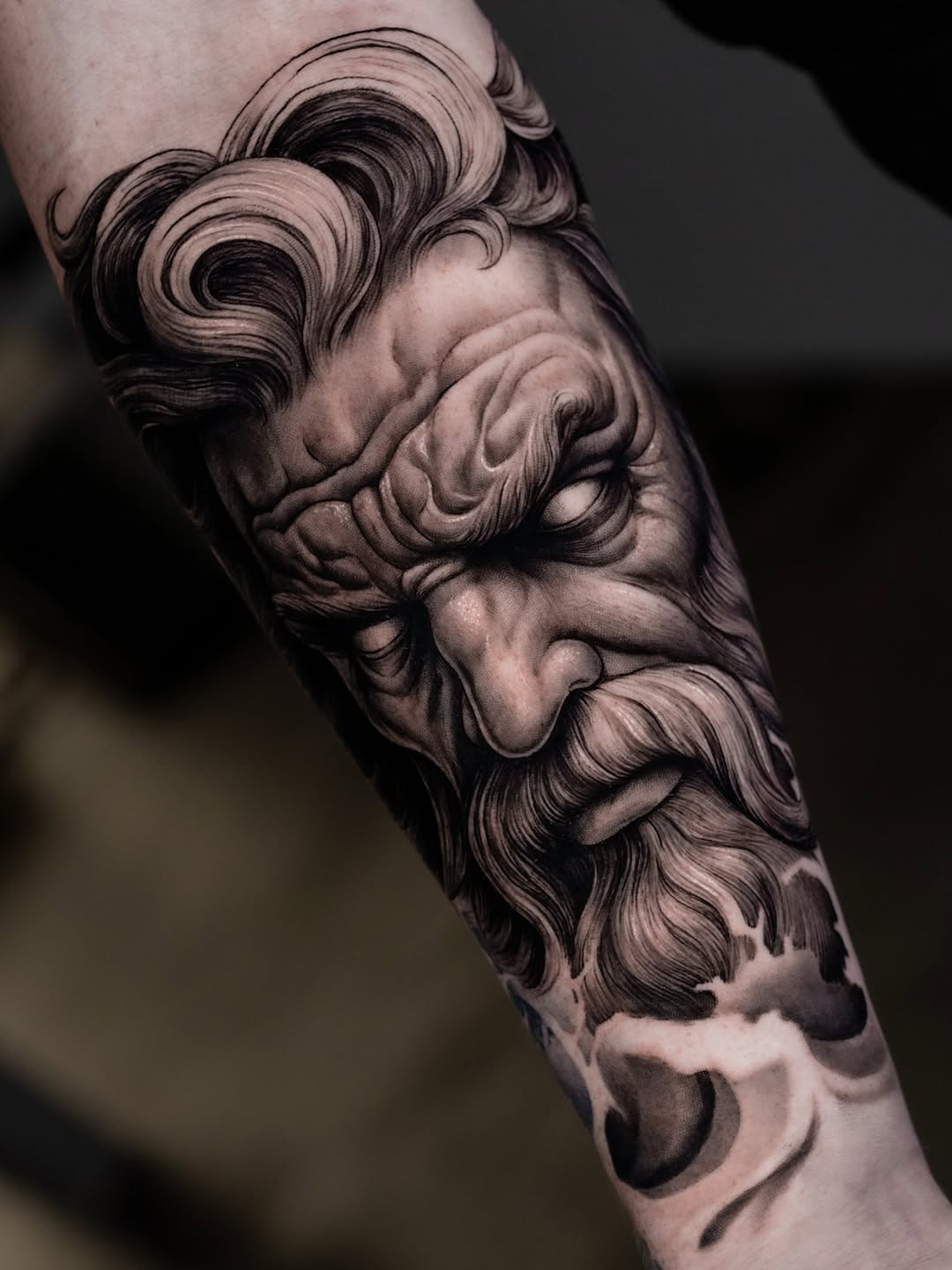 Tattoo by @rendertattoo β realism, black_and_grey
