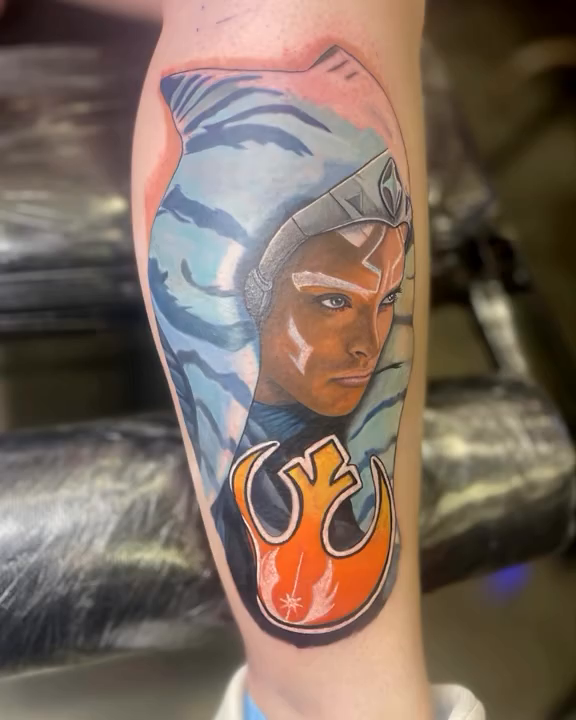 Tattoo by @chrisadkinstattoos — realism, anime