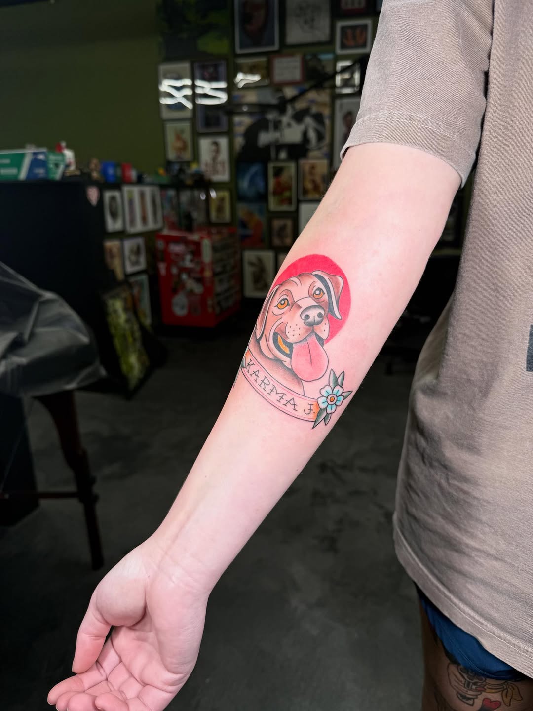 Tattoo by @jprincetattoos — american_traditional, lettering_script