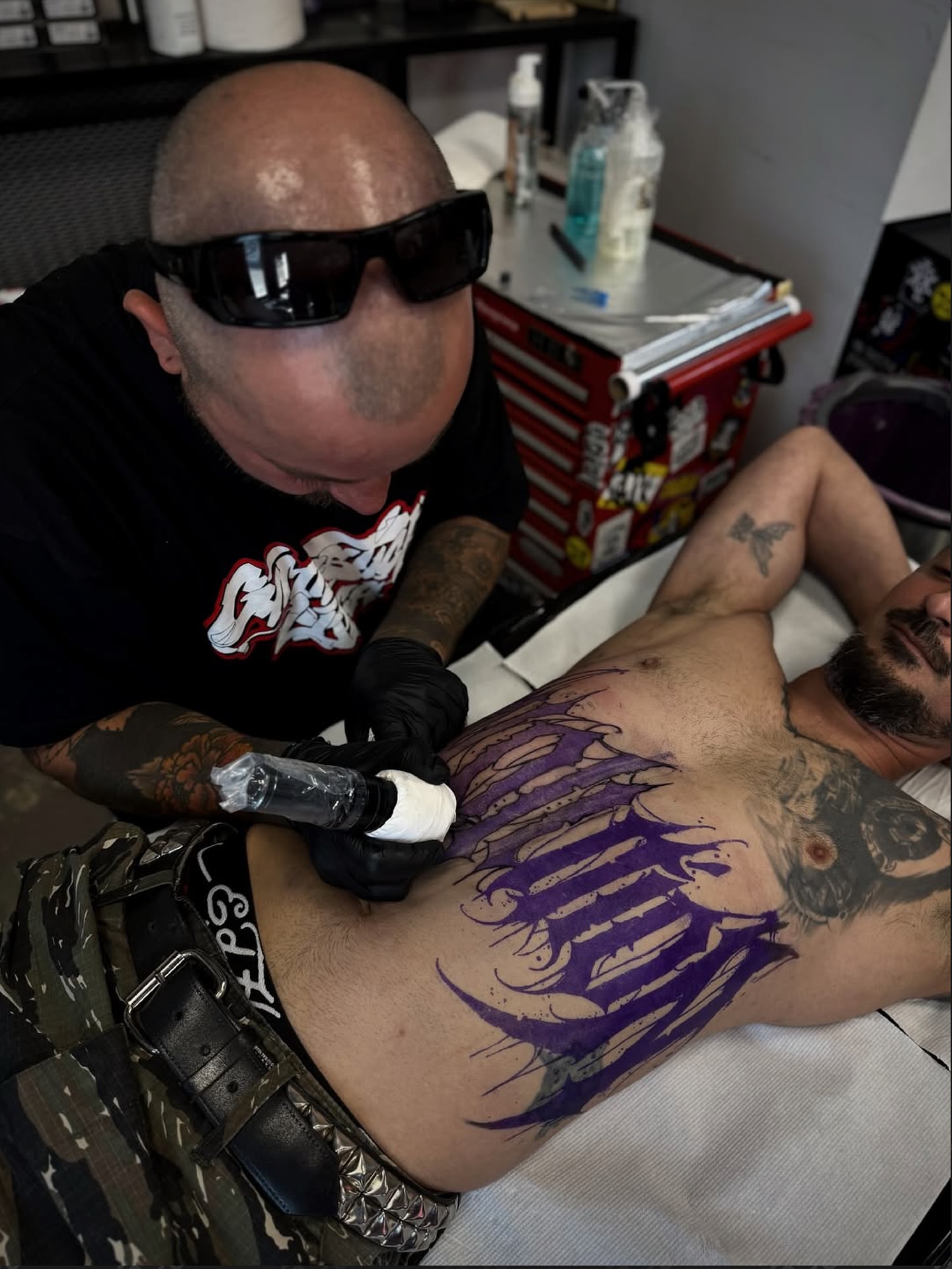 Spine tattoo American traditional tattoo by Comastein__________✍🏼️