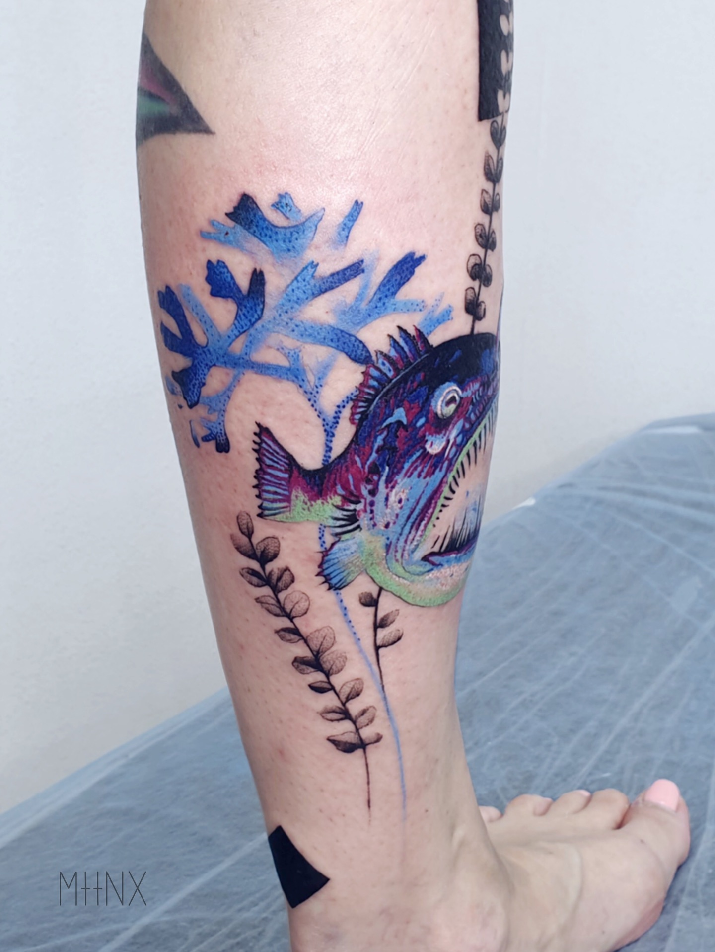 Tattoo by @mattynox — watercolor, realism