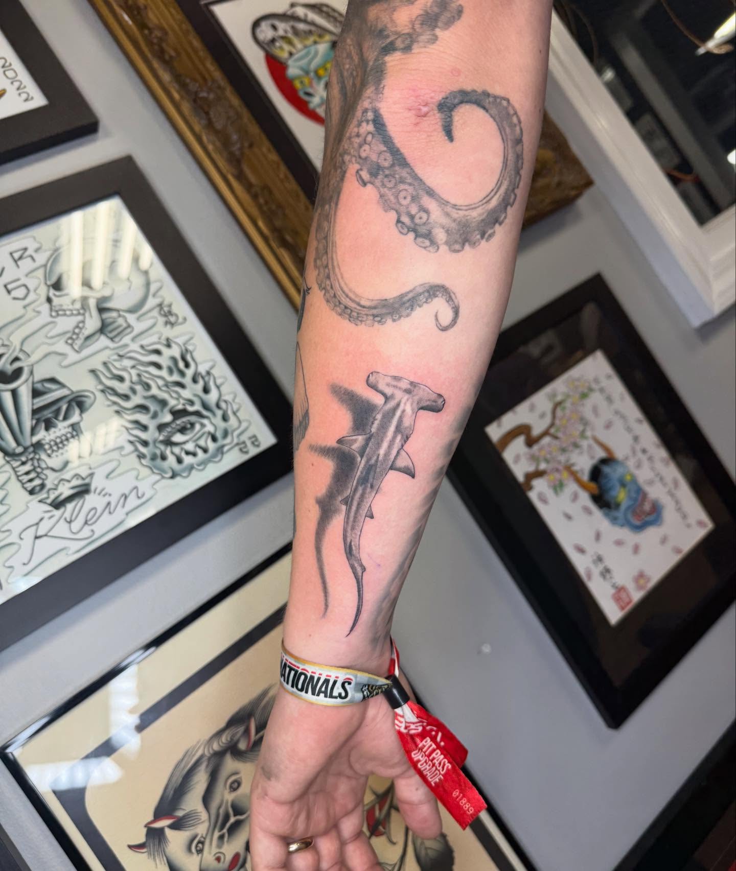Tattoo by @saku_tattoo — black_and_grey