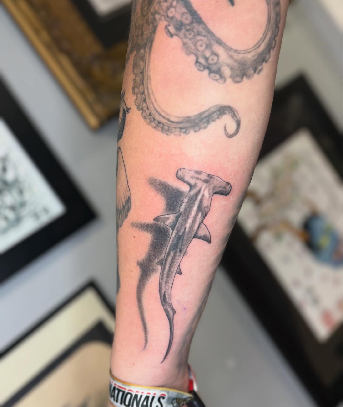 Tattoo by @saku_tattoo — black_and_grey