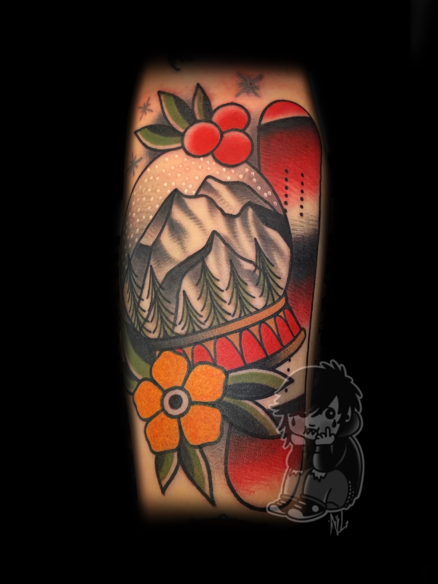 Tattoo by @nateleslietattoo — american_traditional