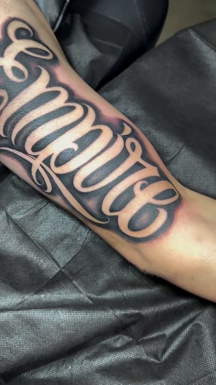 Tattoo by @dl_ta2s β lettering_script