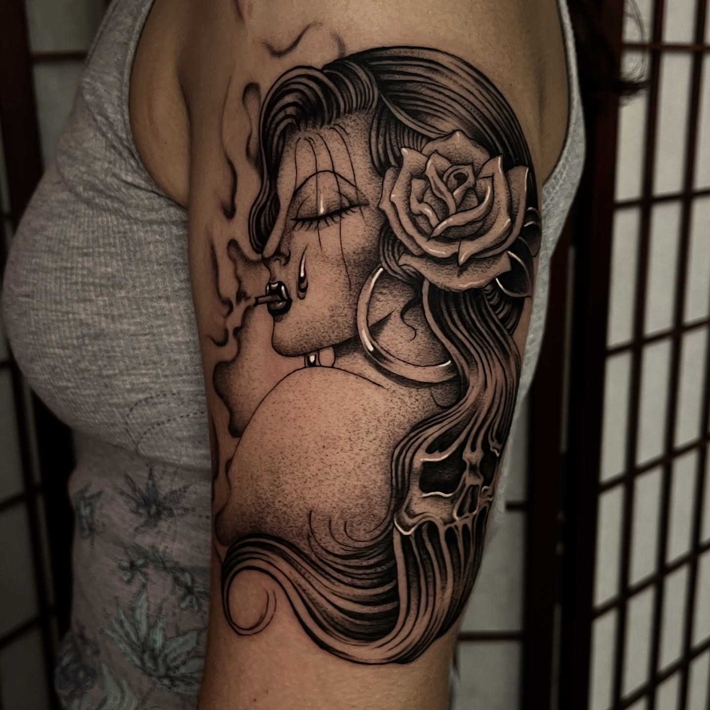 Tattoo by @jesus_pieces_ — black_and_grey, realism