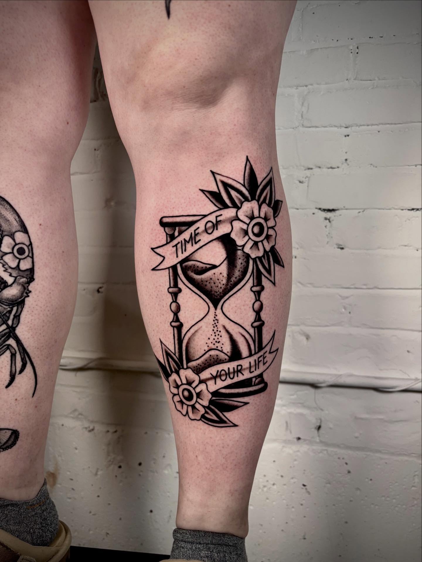 Tattoo by @dougvon_tattoos — black_and_grey